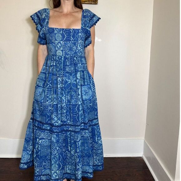 Olivia James Brooke Dress, Native Dusk Maxi Dress Size Small - Picture 3 of 8